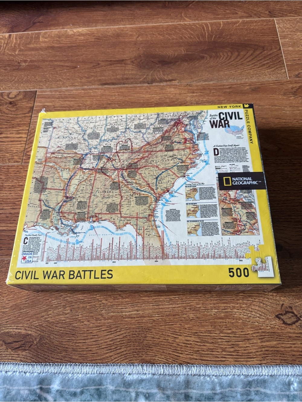 National Geographic Civil War Battles Jigsaw Puzzle 500pc